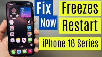 Fix iPhone 16 Pro Freezes and Restarts (iPhone 16, 16 Pro Max) in iOS 18.6.2 Update