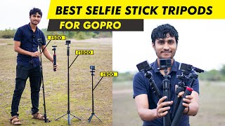 Top 4 Best Selfie Sticks for GoPro or Any Action Camera | Best Budget GoPro Selfie Stick Tripods