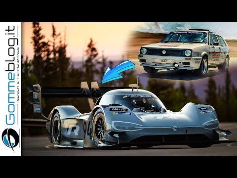 Volkswagen I.D. R Pikes Peak 2018  From 1987 to 2018 - YouTube