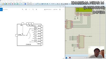 Simulasi Multiplexer MUX4051 menggunakan Arduino dengan Software ARDUINO IDE dan PROTEUS