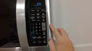 How to Change the Clock Time on a LG Microwave over the Range