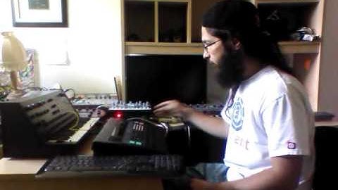 Roland MC-303 sequencing Korg MS20 mini