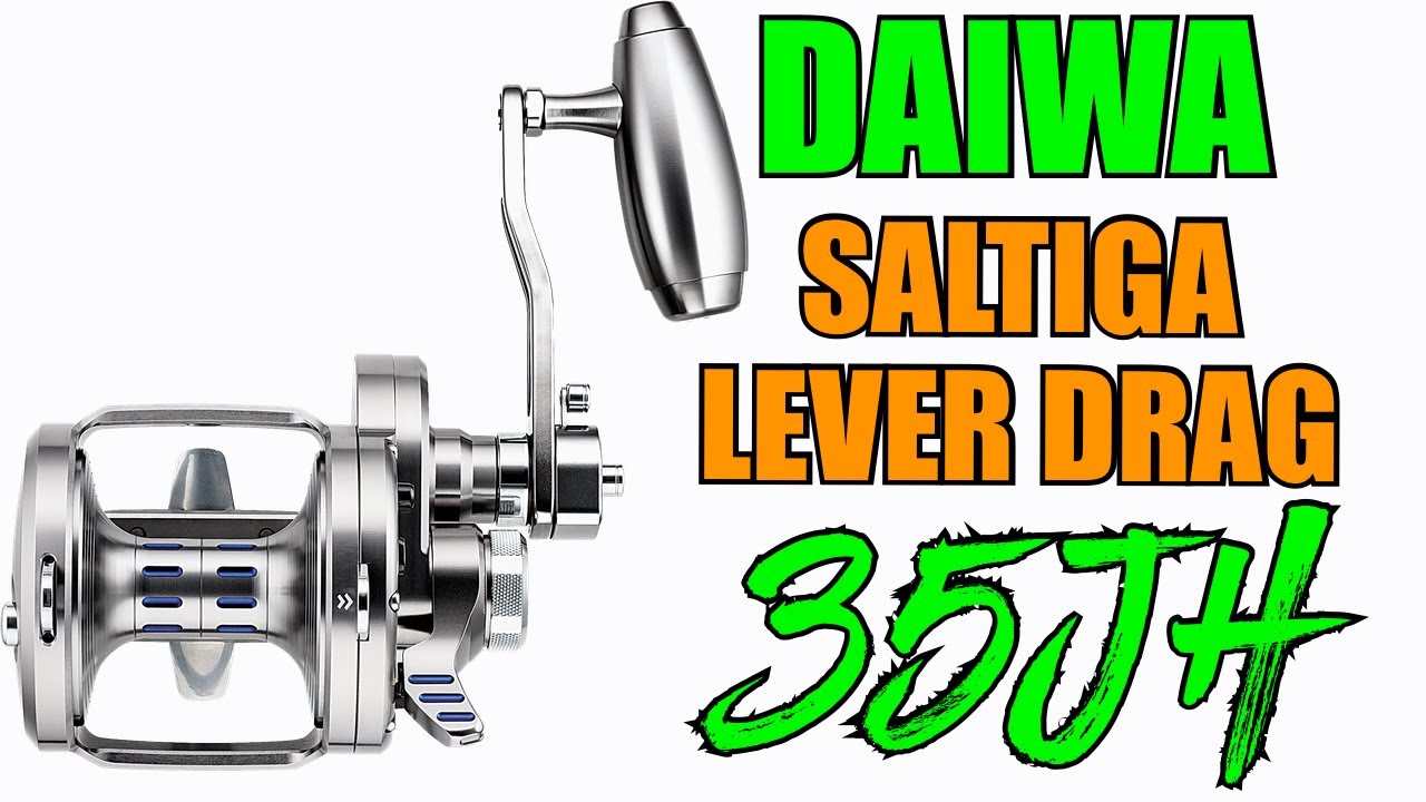 Daiwa Saltiga Lever Drag Single Speed Reels SAGLD40H