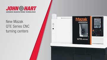 New Mazak QTE Series CNC turning centers equipped with SmoothEz