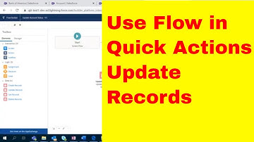 How to use Flow in Quick Action to Update records in Salesforce | Screen Flow | Salesforce