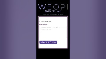 Ace your math assignments effortlessly with Weopi