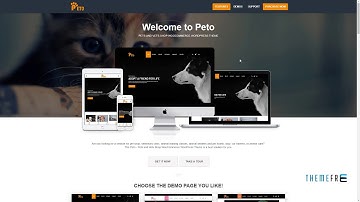 Peto - Pets and Vets Shop WooCommerce WordPress Theme