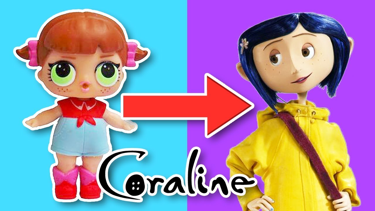 Coraline With Custom Lol Surprise Dolls Toys Transformations