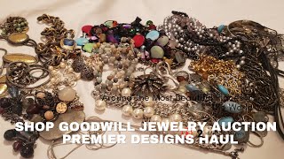 Shop Goodwill Auction Haul of Premier Designs Jewelry.  Just beautiful!