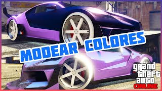 COMO MODEAR COLORES Y PINTURAS EN GTA ONLINE - MATE NACARADO 3D Y 4D - PS4 Xbox ONE Y PC