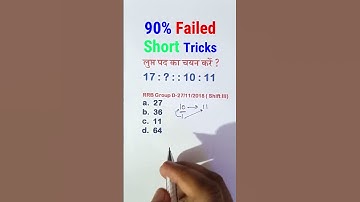 Analogy Short Tricks  #shorts #ssc #ssccgl #sscgd #sscchsl