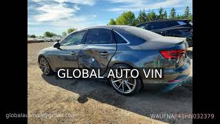 AUDI A4 2017 WAUFNAF41HN032379