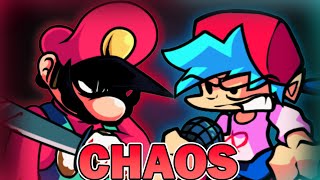 Friday Night Funkin' Mod Devil Mario VS BF (Chaos but Devil Mario sing it)