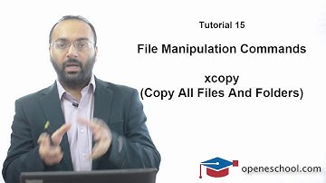 Windows Command Line Tutorials - Tutorial 15 - xcopy command