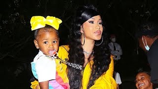 Cardi B & Her Daughter Kulture, 2, Stick Their Tongues Out Together In Adorable Video Watch