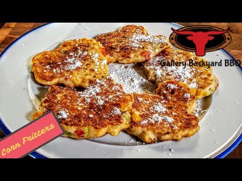 Corn Fritters on the Blackstone Griddle.