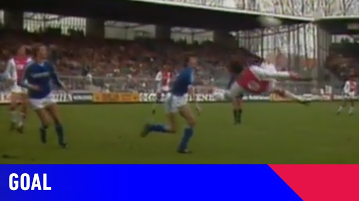 UNMATCHED BYCICLE KICK From Marco van Basten | Ajax - FC Den Bosch (09-11-1986) | Goal