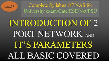 Lec-57 Introduction of Two port network, Two Port Network parameters | NAS | R K Classes | Hindi |