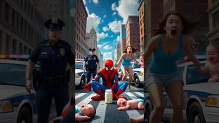 ❤️ Evolution of spiderman: Spider-Man Saves Crying Babies 🥰 #avengers #marvel #spidermanfans #shorts