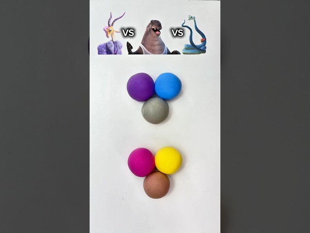 Zootopia Color Mixing #colormixing #zootopia