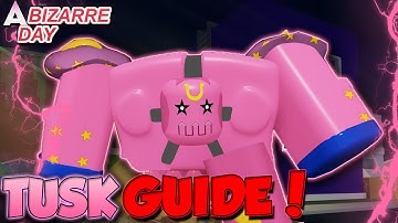 [FULL GUIDE] HOW TO GET TUSK ACT 1 TO ACT 4 + SHOWCASE | ROBLOX | A Bizarre Day