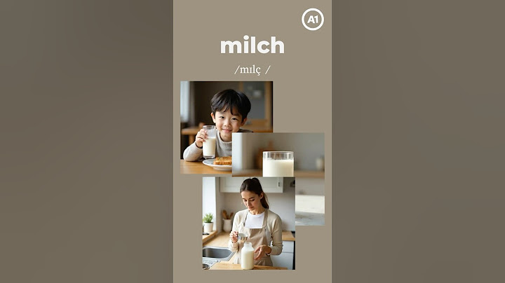 Wie spricht man „milch“ richtig aus? #deutschshorts #aussprache #deutschlernen