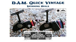 Vintage DAM Quick Reel Overview & Review - Over built German fishing reels  