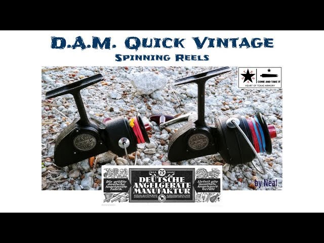 DAM Quick 110 ultra lite spin fishing reel how to set the bail