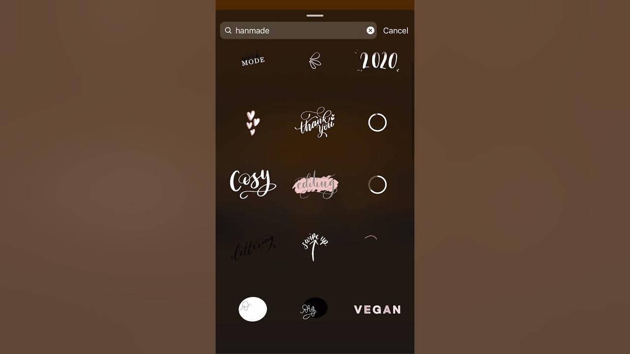 Instagram secret stickers YouTube