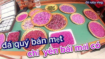 Chợ đá quý yên bái tấp nập mua bán ngày cuối năm / Đá ruby vlog