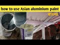  How to use Asian aluminium paint 3 mangoes aluminium paint 