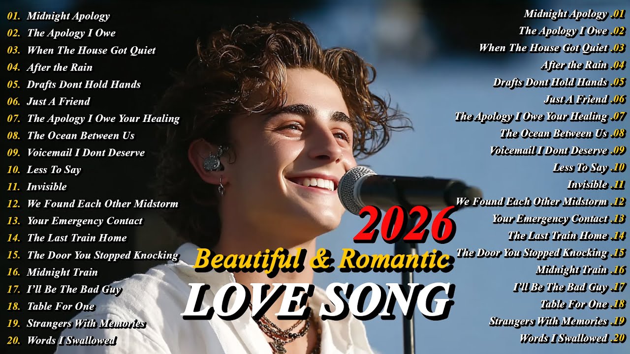 Beautiful & Romantic Love Songs 2026 | Easy Listening & Emotioanl Ballads | Relaxing Songs