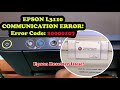 How to Fix Epson L3110 Communication Error Code: 20000107
