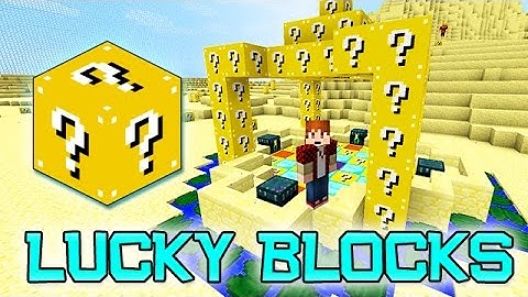 LUCKY BLOCKS DESERT BATTLE ARENA MOD CHALLENGE - MINECRAFT MODDED MINI-GAME!