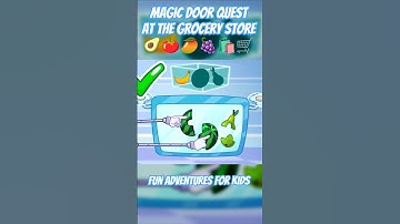 Who Wins Magic Door Quest at Apples and Bananas Grocery Store 🧁🍰?