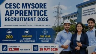 CESCOM APPRENTICE NOTIFICATION - 2026
