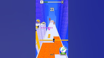 Roof Rails Run Lvl. 8 #shorts #games #gameplay