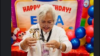 Lola’s (Mama Ed) Surprise 70th Birthday Celebration at Jollibee Alaminos