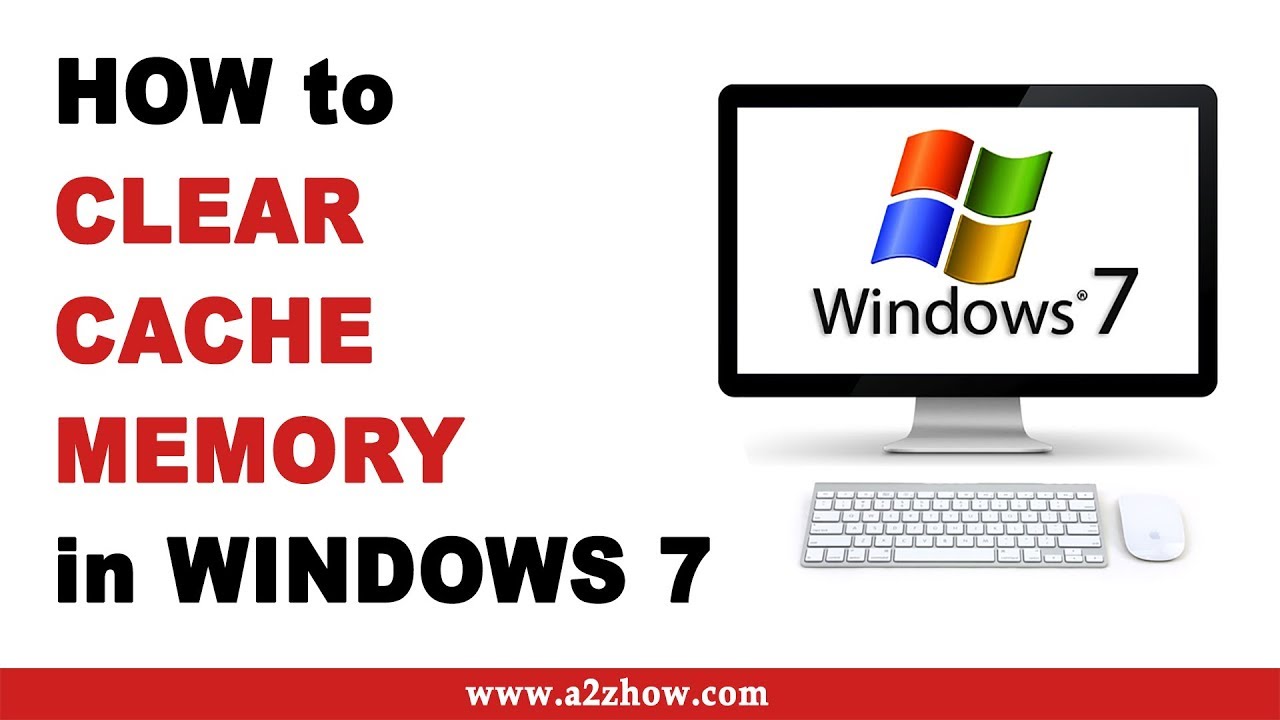 How To Clear Cache Memory In Windows 7 Youtube