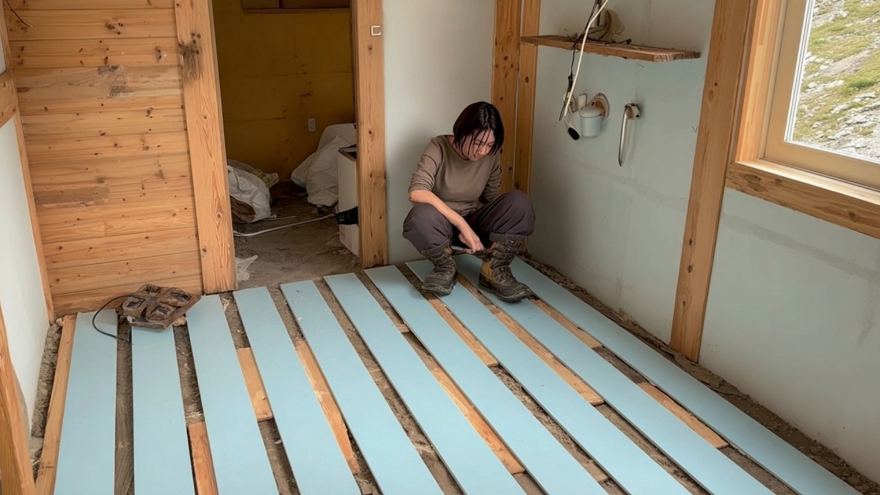 Молодая Женщина Восстанавливает 45-ЛЕТНЮЮ Горную Хижину, Возвращая Её К Жизни | От @moricon_diy