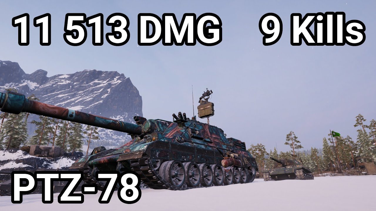 PTZ-78: 11.5K DAMAGE 9 KILLS - ROCKET-BOOSTED MASSACRE | WoT