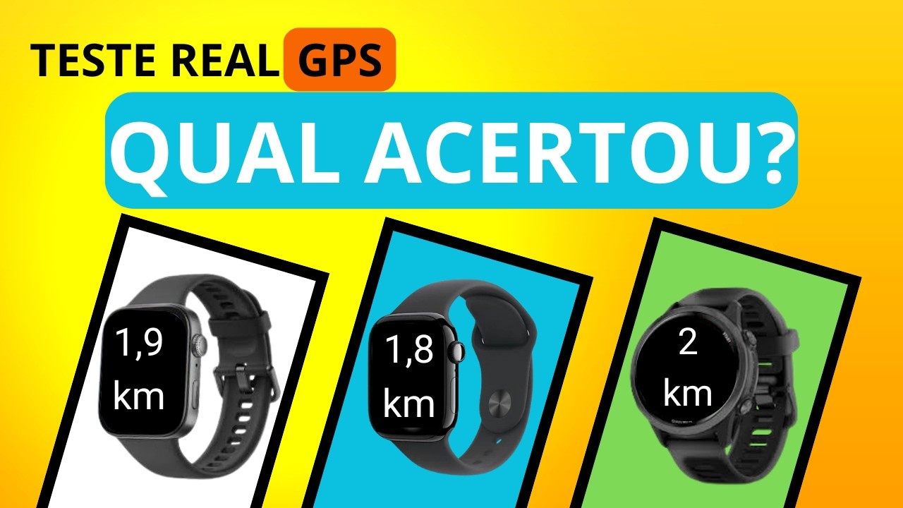Testei o GPS dos relógios mais avançados: qual é o mais preciso?
