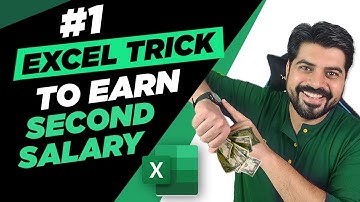 #1 Excel trick to earn Second Salary 🤑