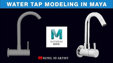 Water Tap (Steel) Modeling Tutorial in Autodesk Maya 2024 | 3D Maya