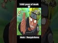 1000 Years Of Death Kakashi Shorts Naruto 