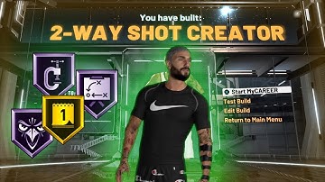 The Best Rare PG Build In NBA 2k20! 2 Way Shot Creator!