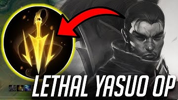 WILD RIFT YASUO BEST WITH LETHAL TEMPO NEW BUILD