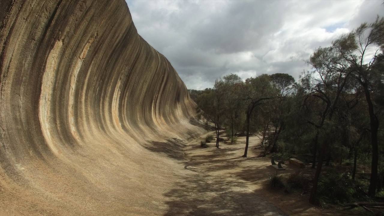 Wave Rock in Western Australia with DJI Phantom 3 Pro - YouTube