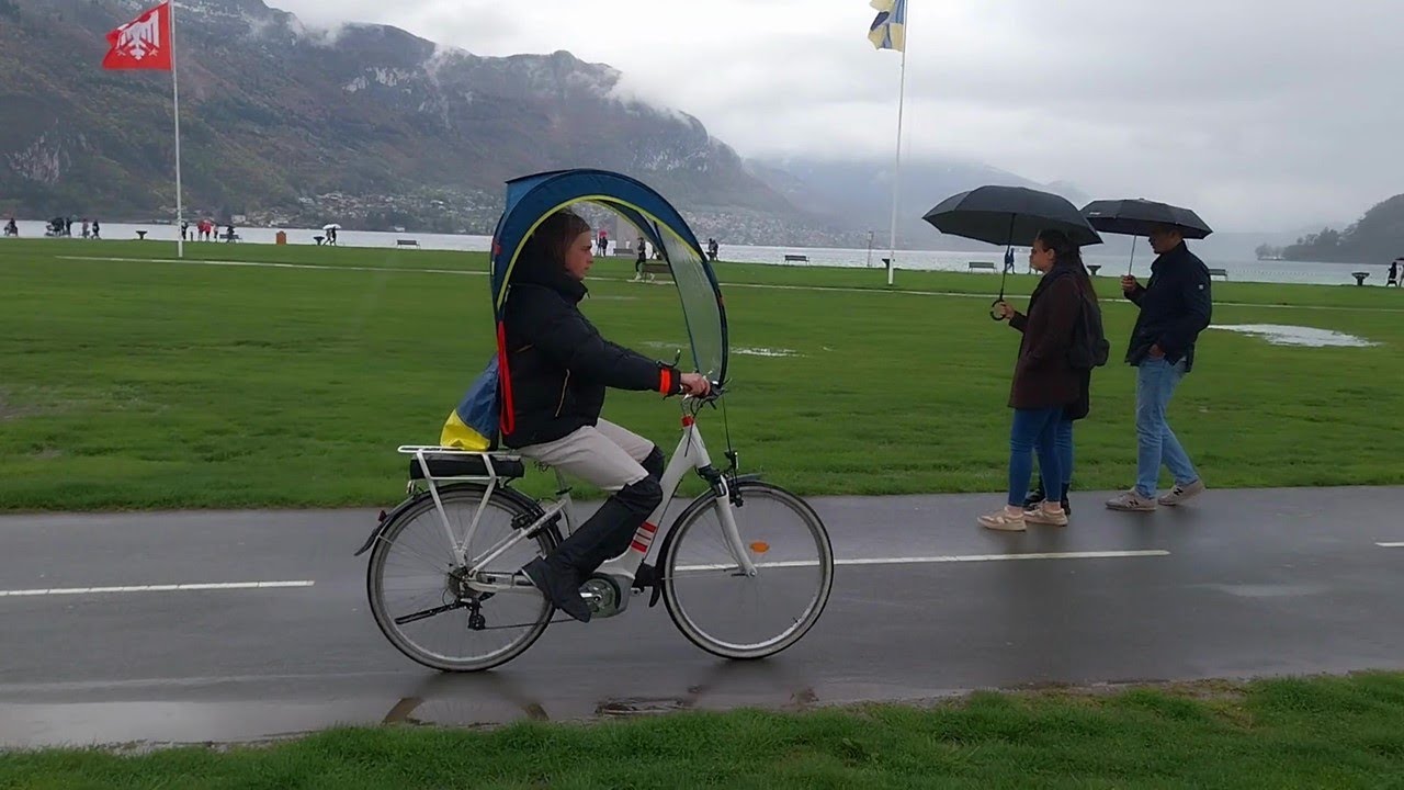 Bâche de pluie pour vélo longtail et Cargo – Bub-up by Rainjoy 