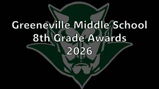 2026 Greeneville Middle School 8th Grade Awards